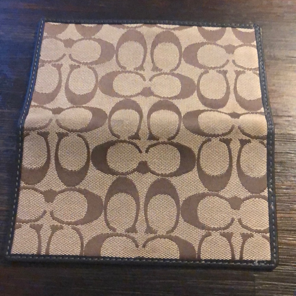 Brown coach wallet EUC